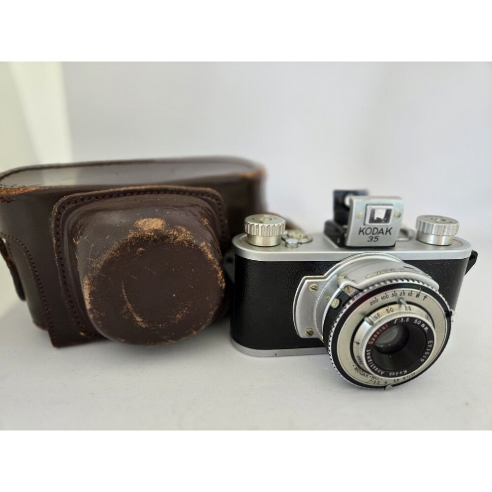 Early KODAK 35 Anastigmat 51mm Diomatic Shutter W/ Case UNTESTED